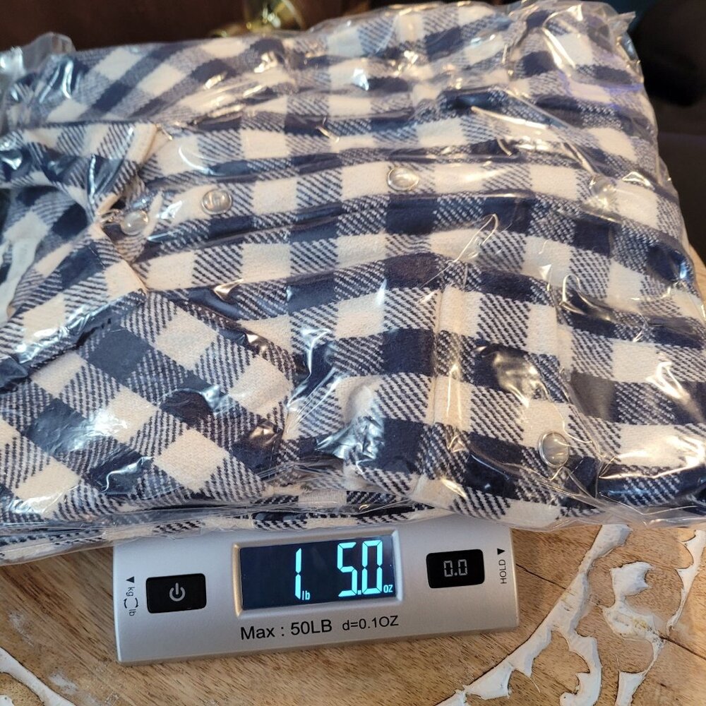 J. Crew Womens Blue & White Checkered Button-Up Shirt - Picture 15 of 15